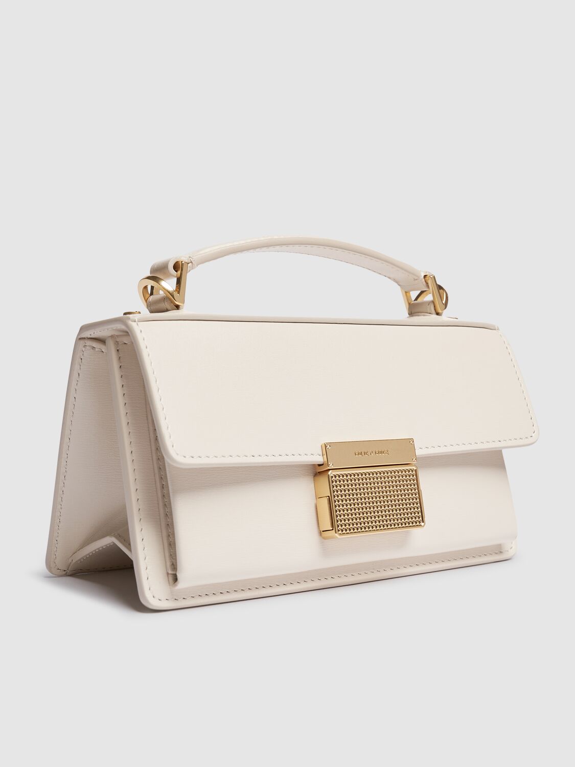 Golden Goose Venezia Small Flap Leather Crossbody Bag In Butter