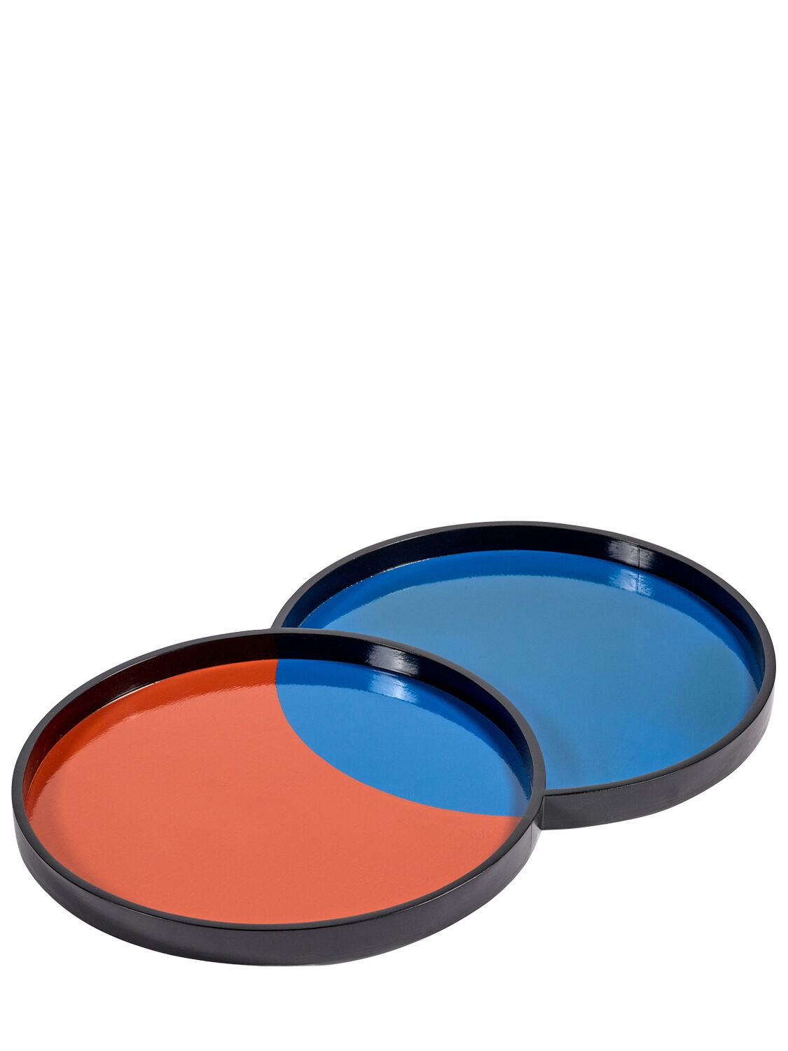 Serax Yo-yo Tray In Red/blue