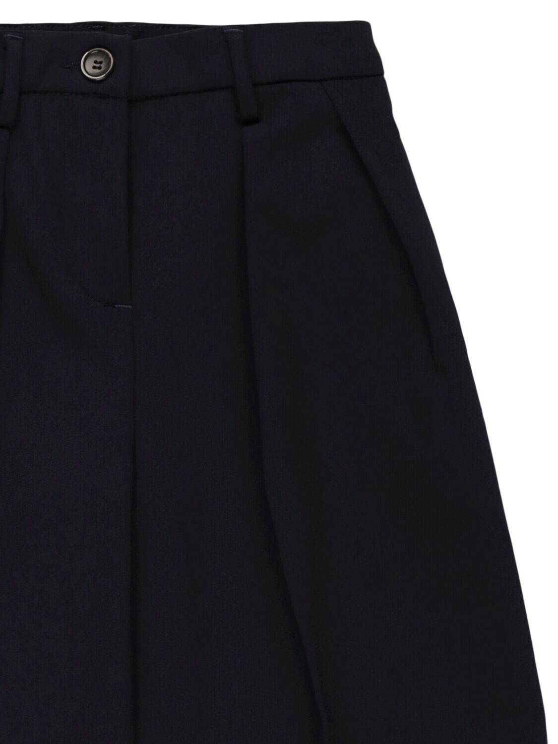 NINE IN THE MORNING J-SANDRA PLEATED WOOL BLEND PANTS 