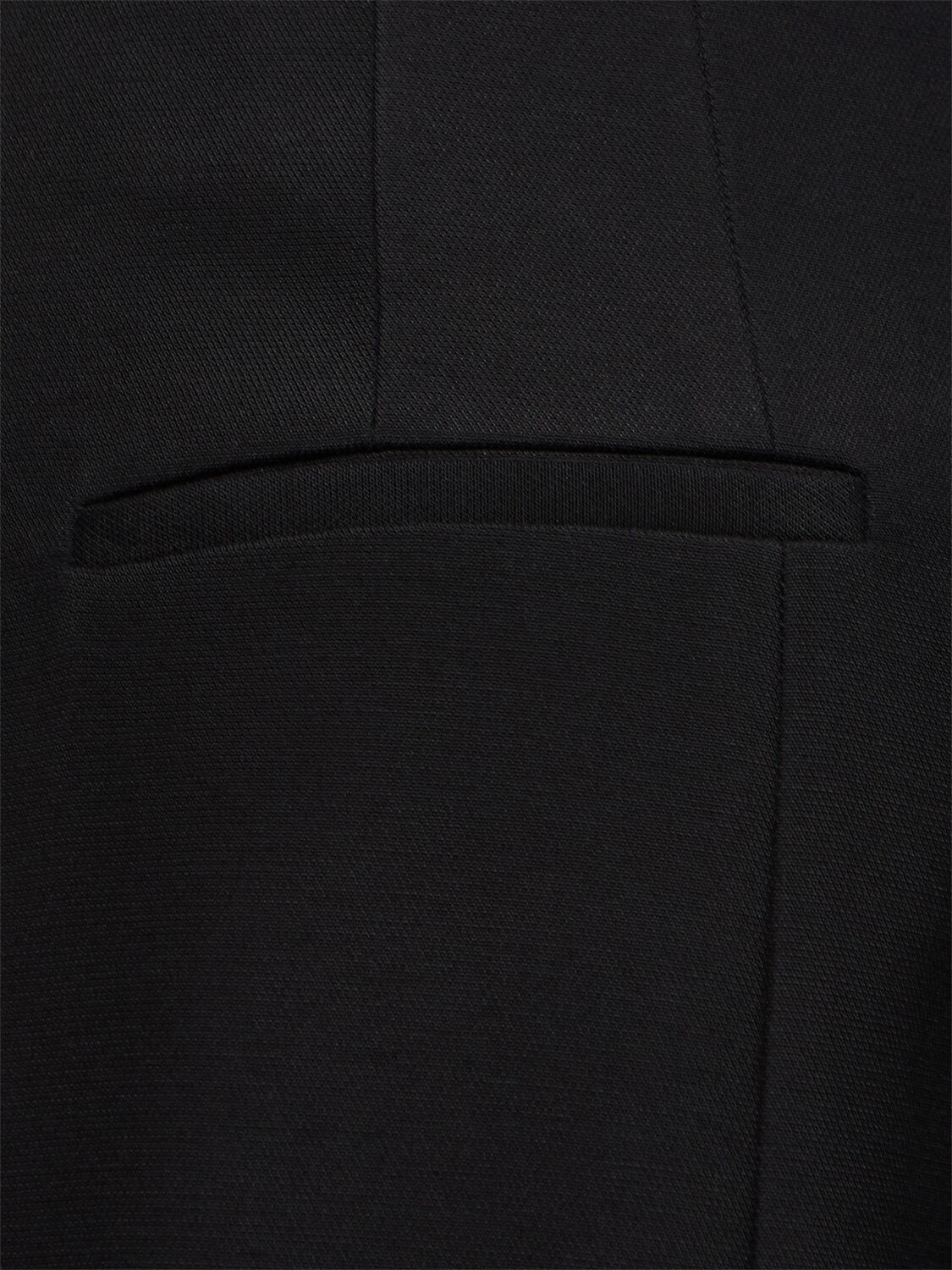 Khaite Lennerd Viscose Blend Suiting Pants In Black