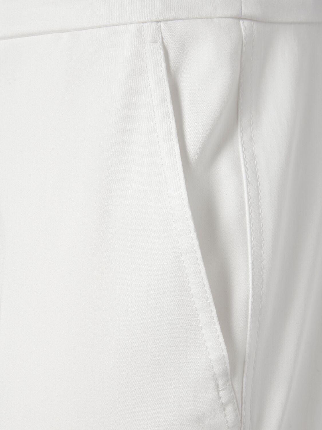 Max Mara Aversa High-rise Linen Wide-leg Pants In White