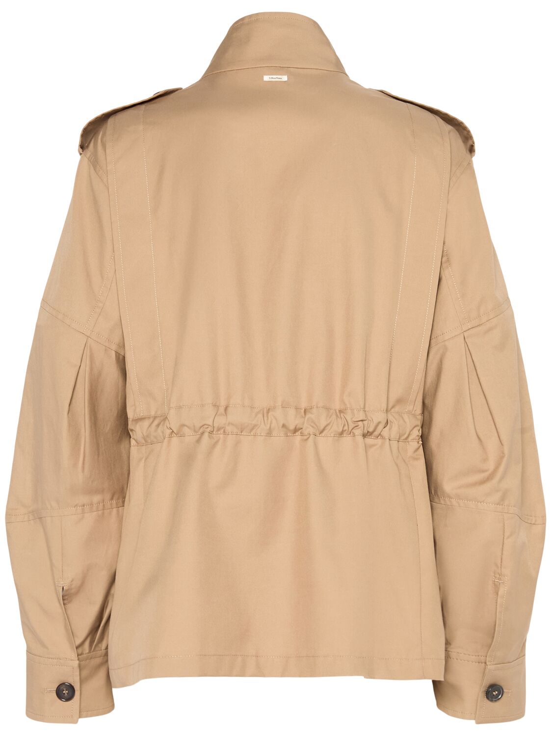 Shop 's Max Mara Leila Cotton Blend Twill Jacket In Camel
