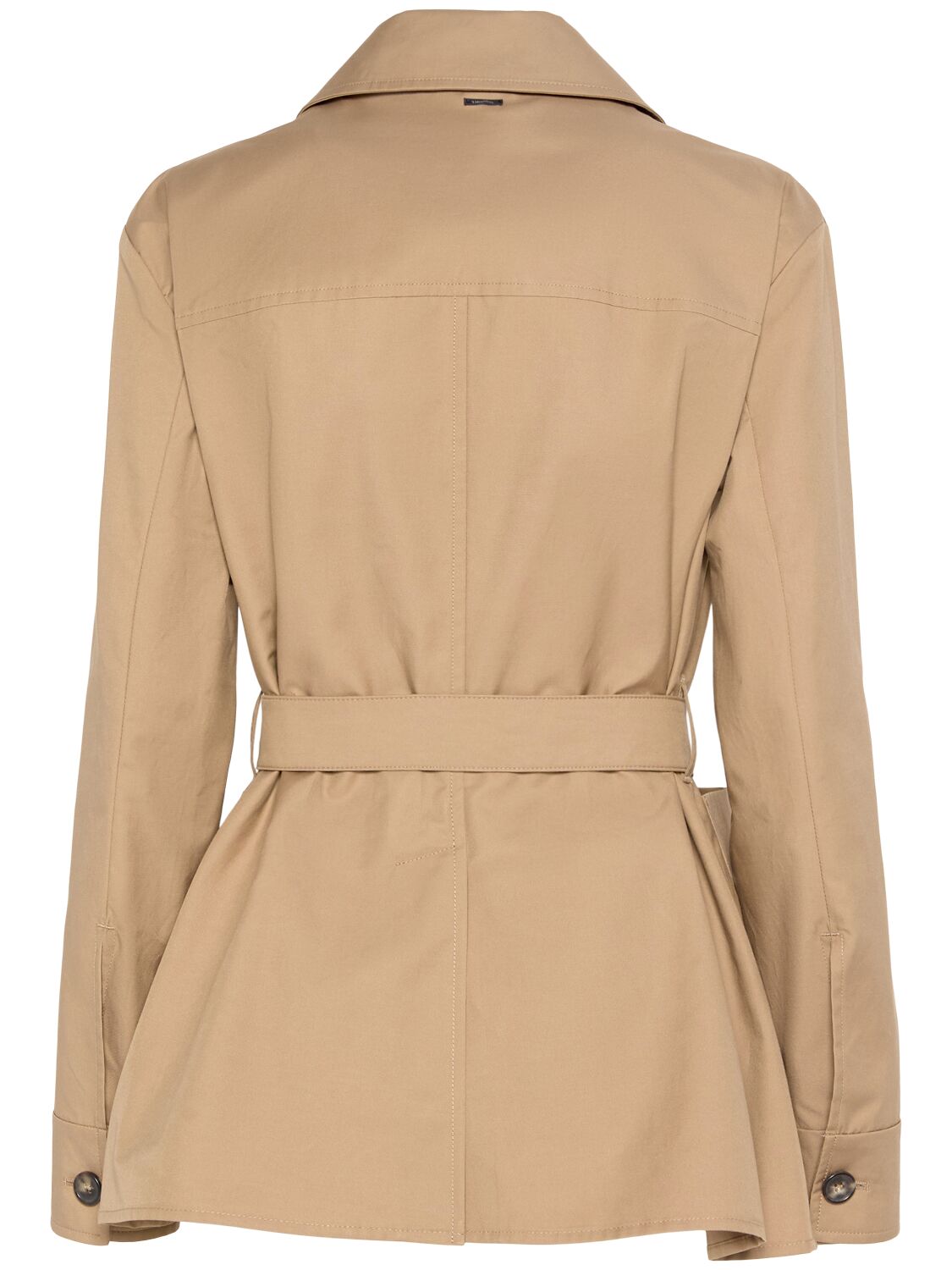 's Max Mara Giulia Twill Belted Jacket In Camel