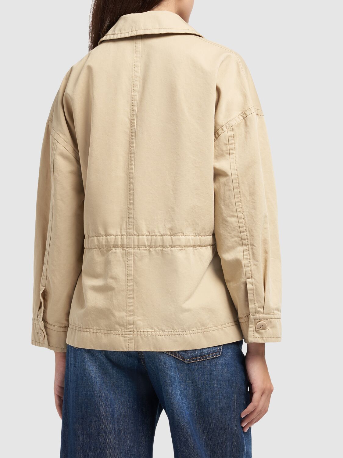 WEEKEND MAX MARA EGER COTTON & LINEN JACKET 