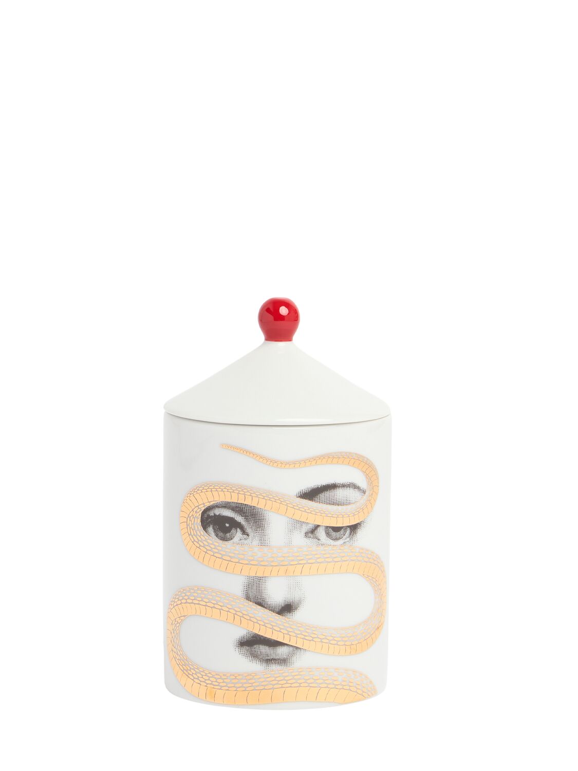 Fornasetti Peccato Originale Small Candle In White