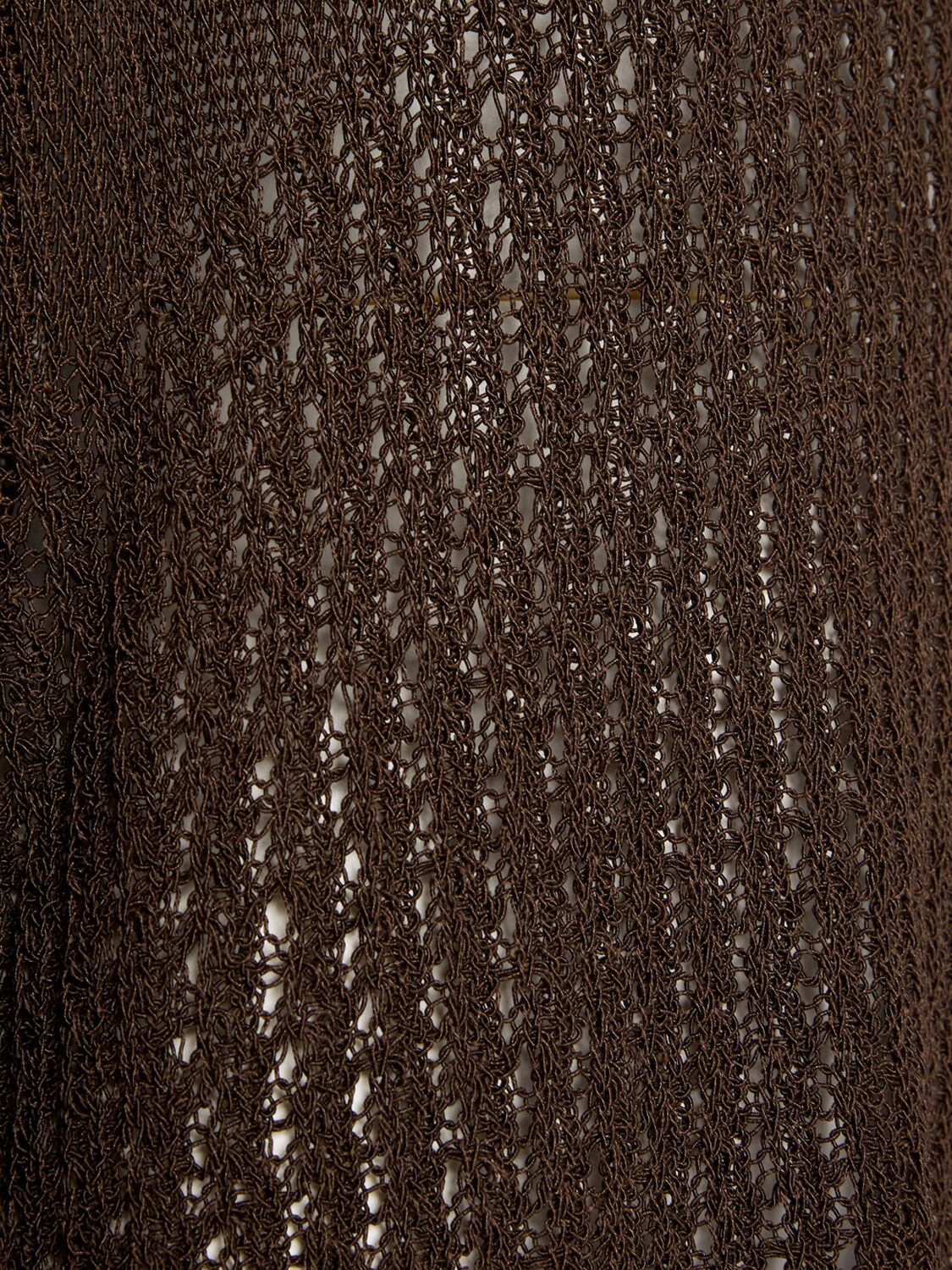 Max Mara Paggi Cotton Blend Sweater In Brown