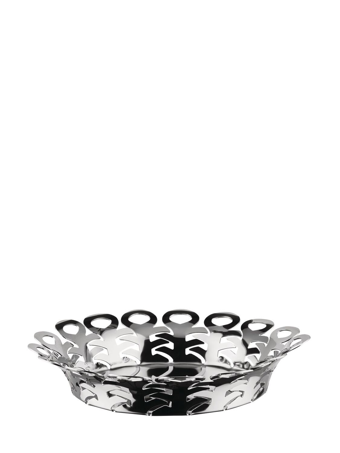 Alessi Vimini Steel Tray In Silver
