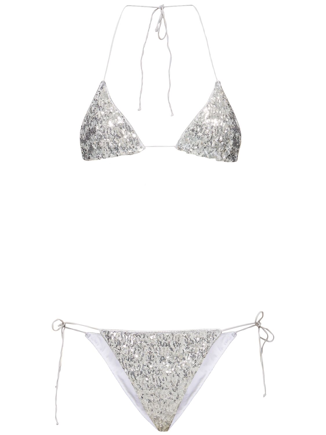 Sequined Triangle Bikini