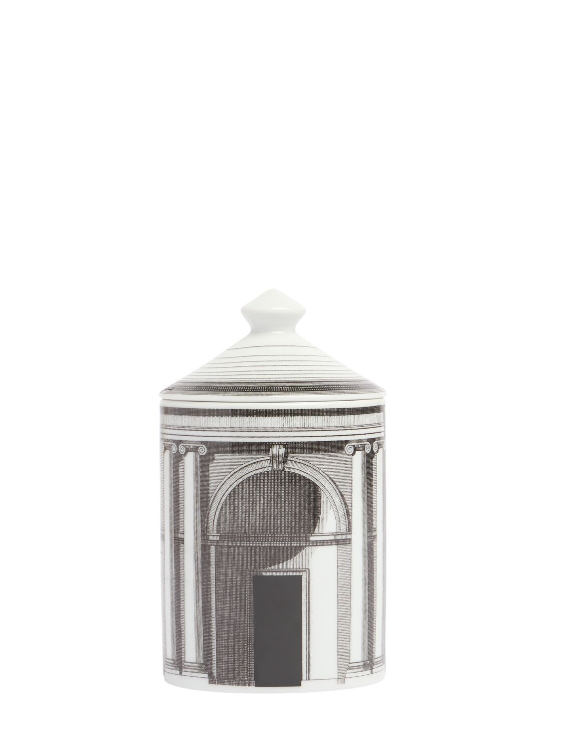 Fornasetti Piccola Architettura Candle In Grey