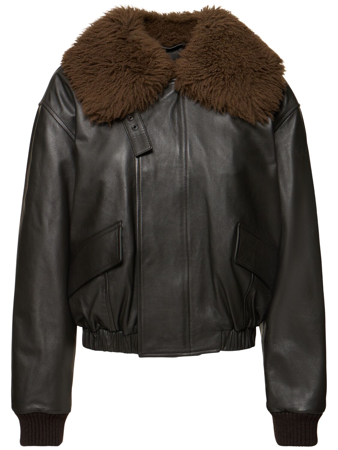 Veste Bomber En Cuir - LEMAIRE - Modalova