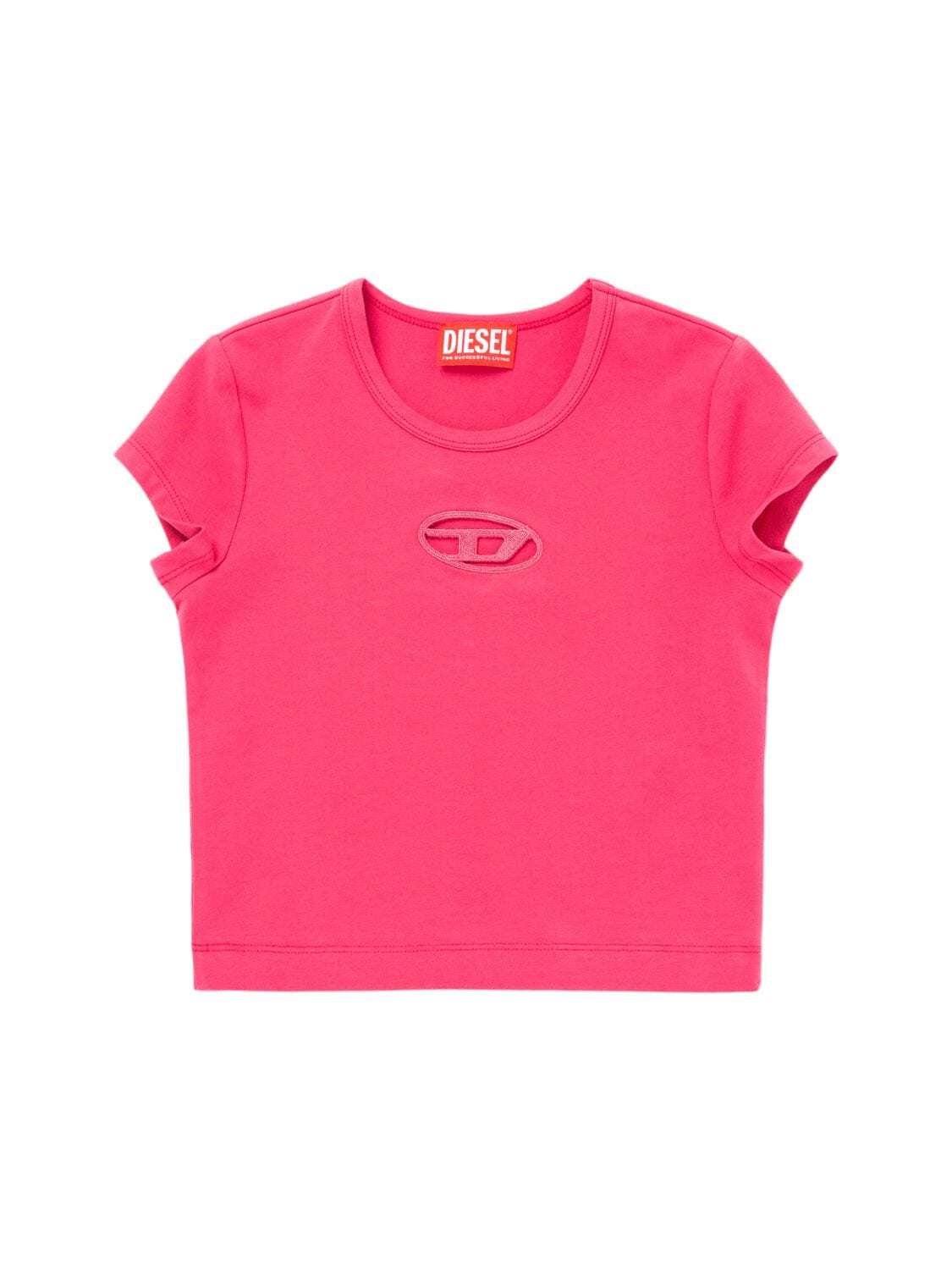 Stretch Cotton T-shirt W/logo