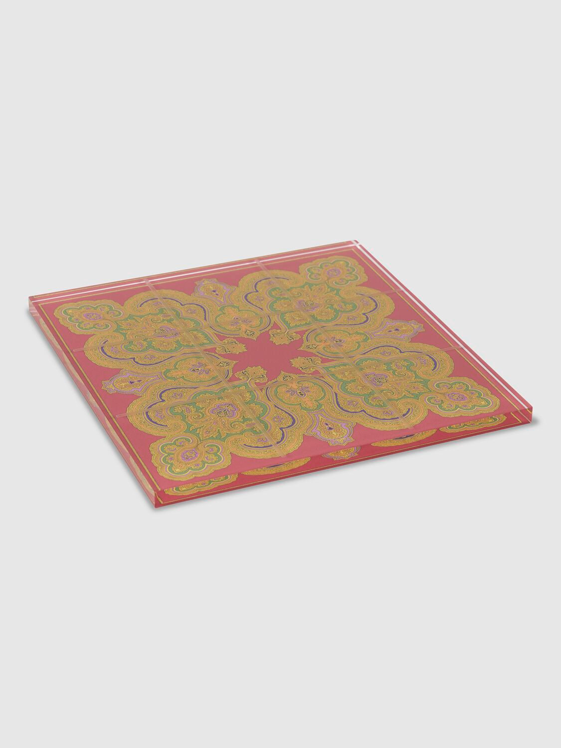 Etro Mandala Tic-tac-toe In Red/multi