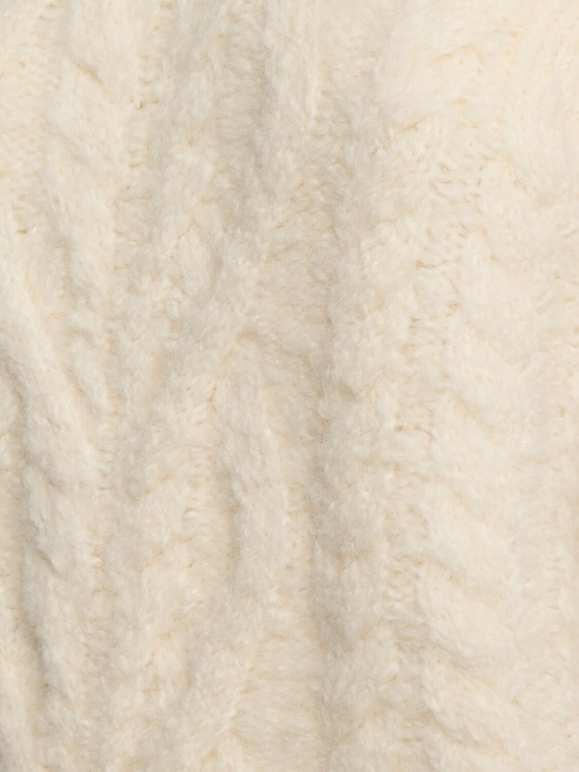 Isabel Marant Kallie Alpaca Blend Knit Sweater In Ecru