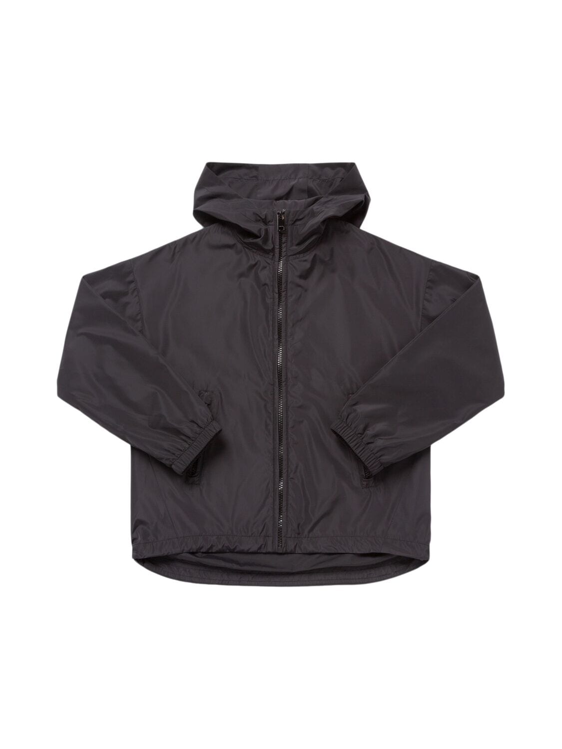 Logo Hooded Nylon Jacket