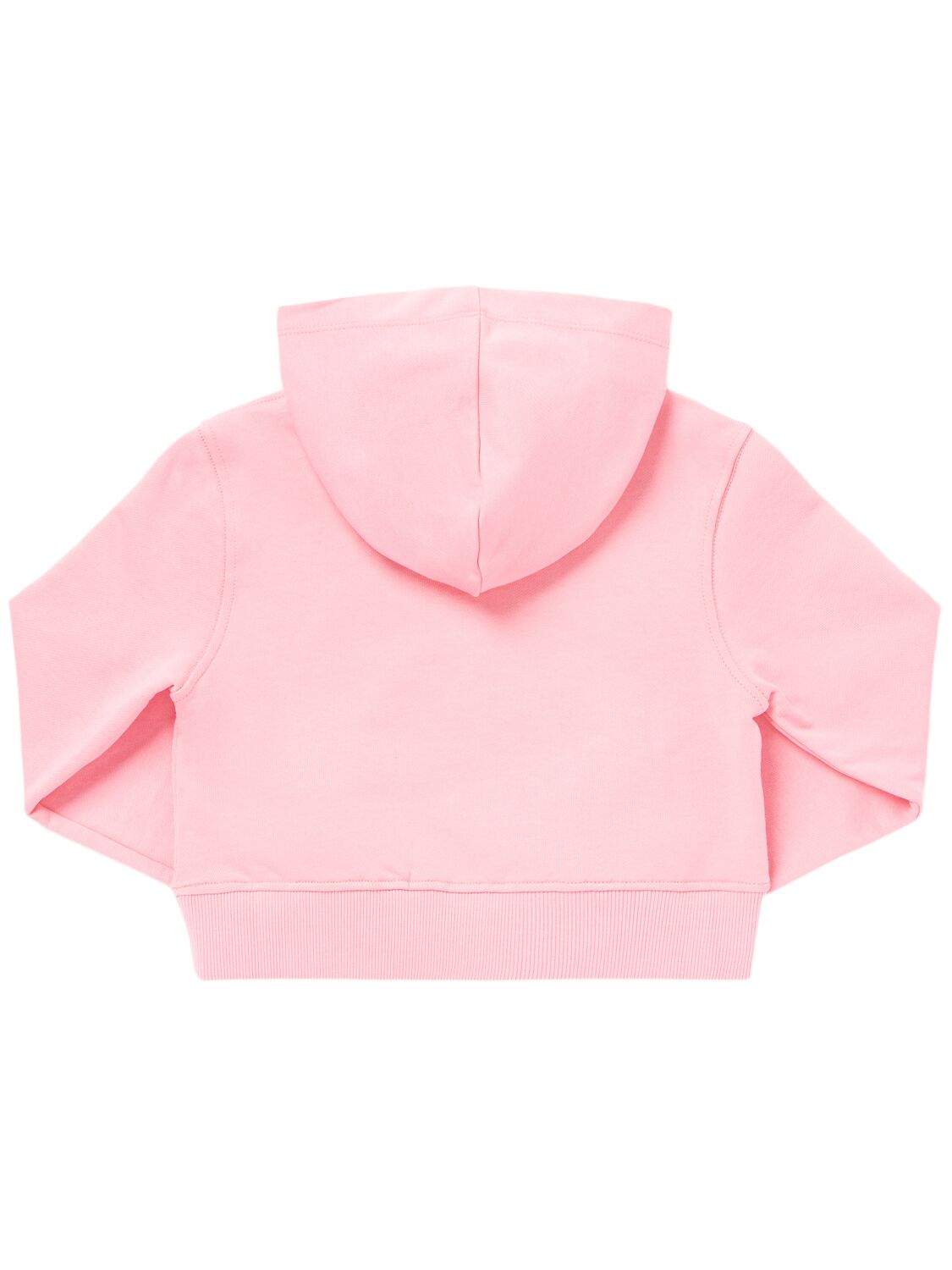 Diesel Logo Cotton Hoodie In Pink