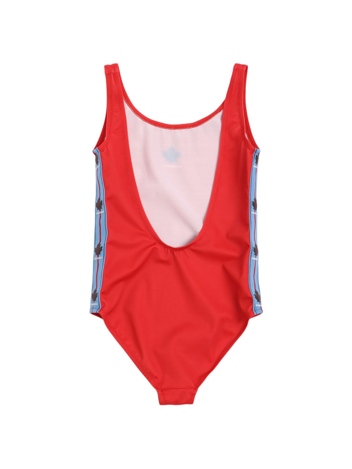 Dsquared2 Logo Print One Piece Swimsuit In Red
