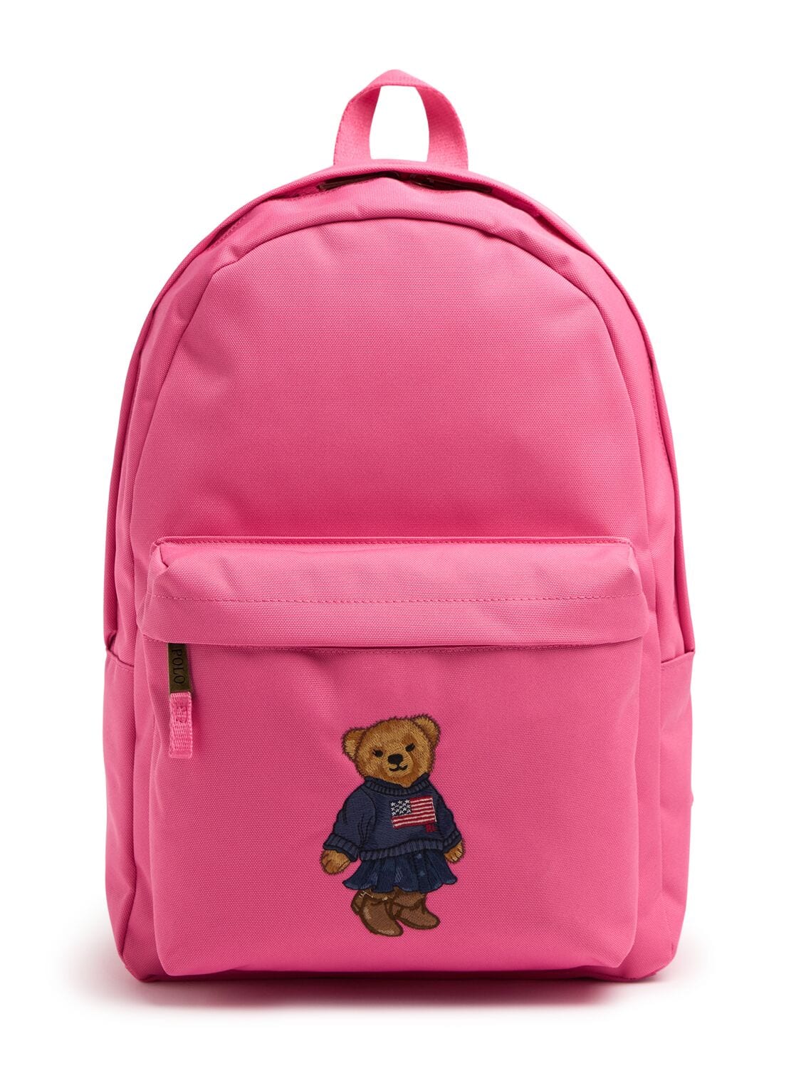 Bear Print Poly Backpack