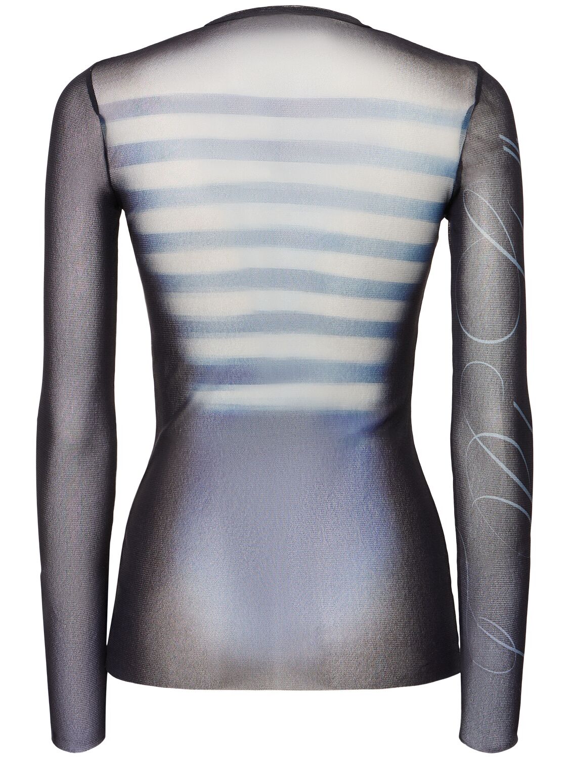 JEAN PAUL GAULTIER LE MÂLE PRINTED MESH TOP 