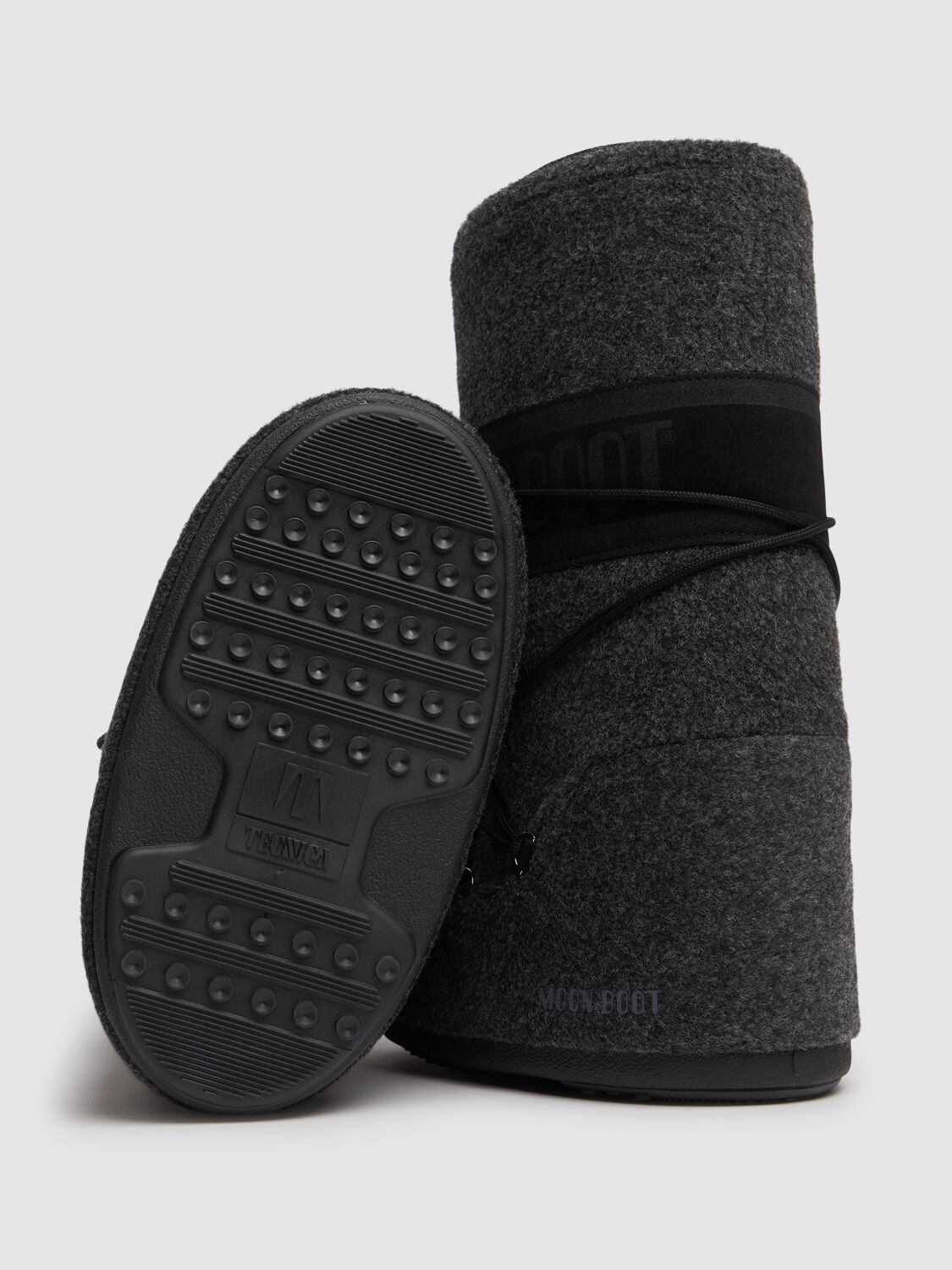 Moon Boot Icon Felt Snow Boots An In Black Melange