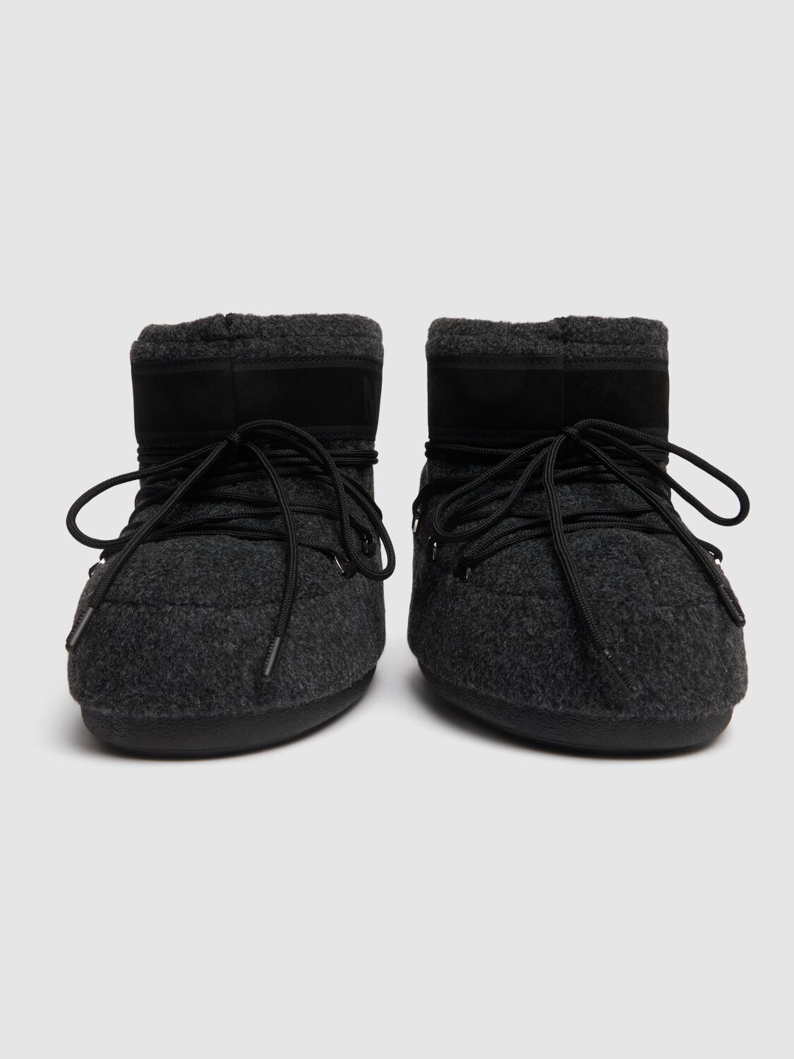 Moon Boot Icon Low Felt Snow Boots An In Black Melange