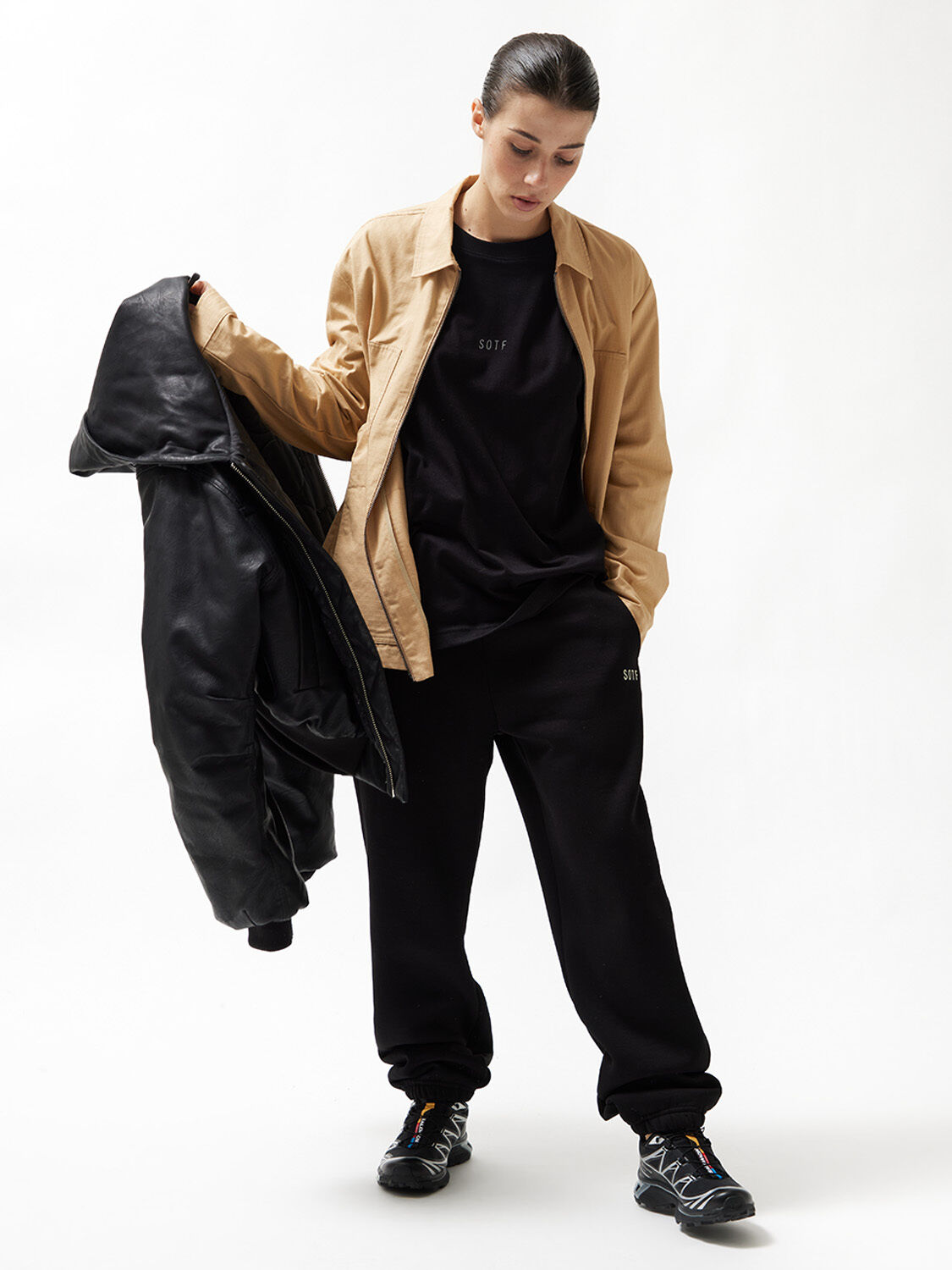 SOTF COTTON BLEND ELASTIC CUFF SWEATPANTS 