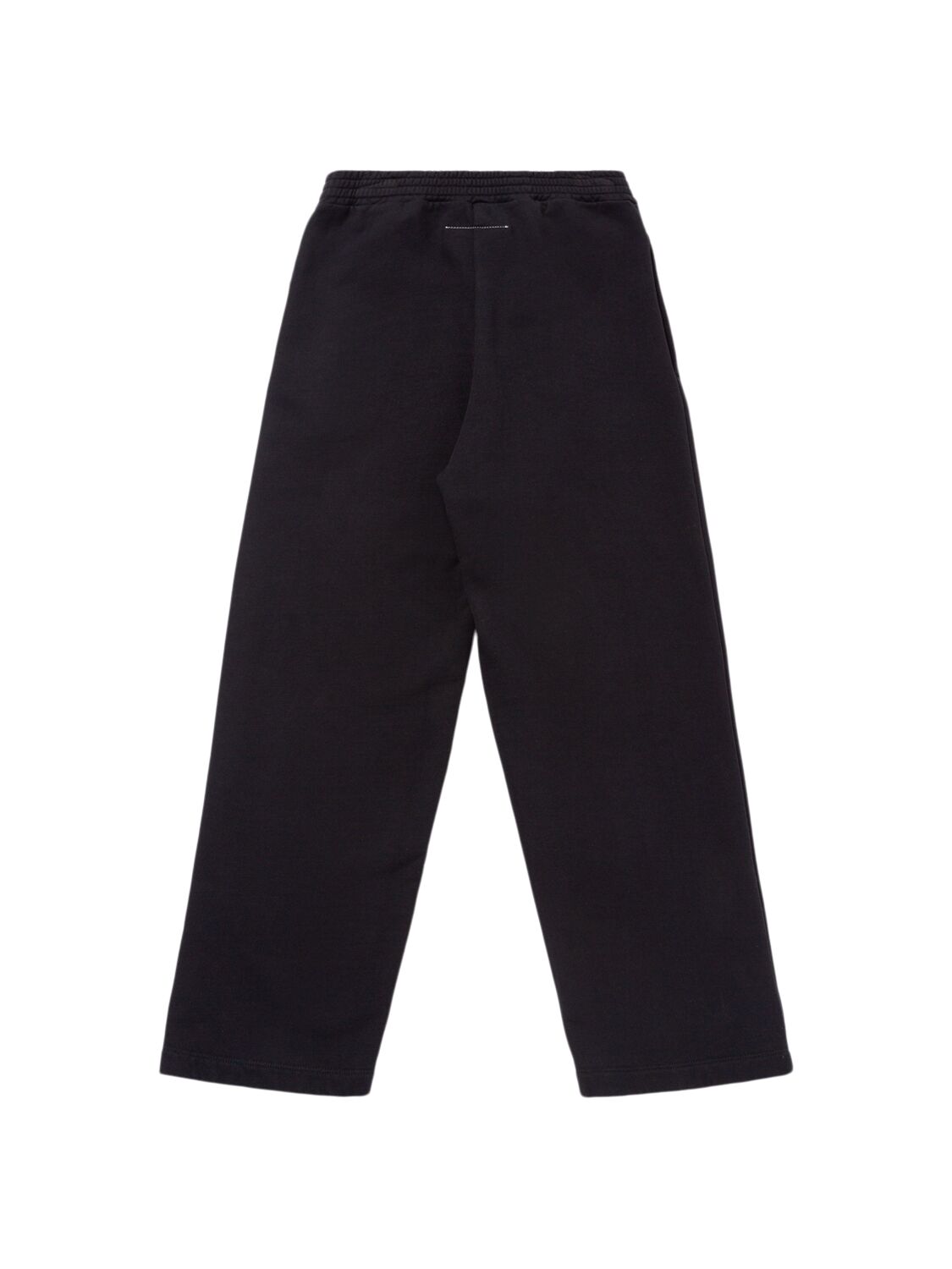 MM6 MAISON MARGIELA PRINTED COTTON BI-MATERIAL SWEATPANTS 