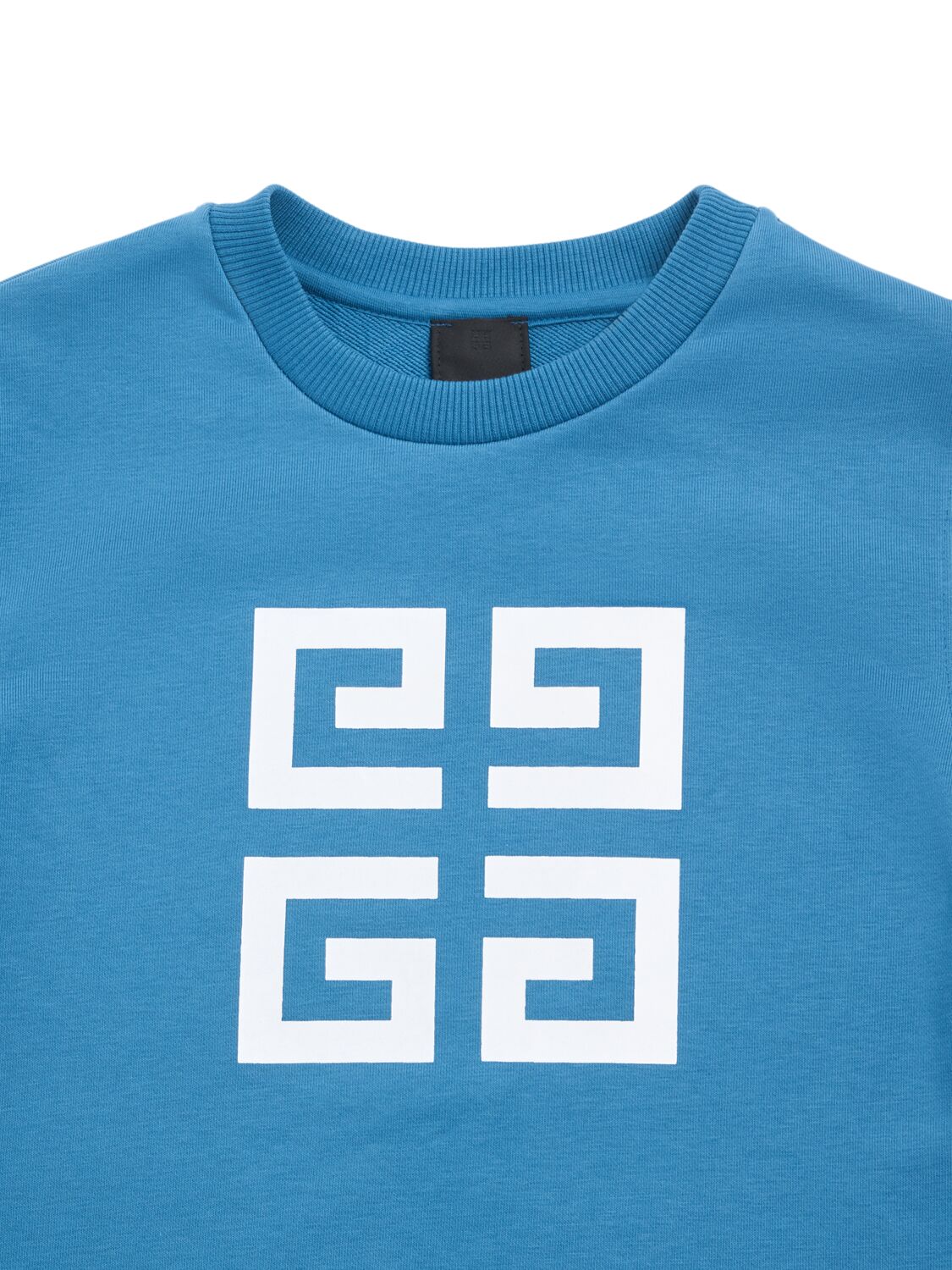 Givenchy Printed Crewneck Sweatshirt In Blue