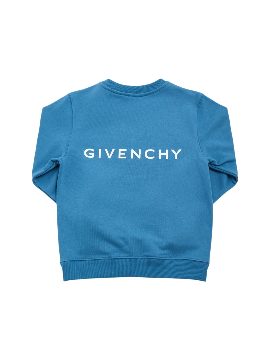 Givenchy Printed Crewneck Sweatshirt In Blue