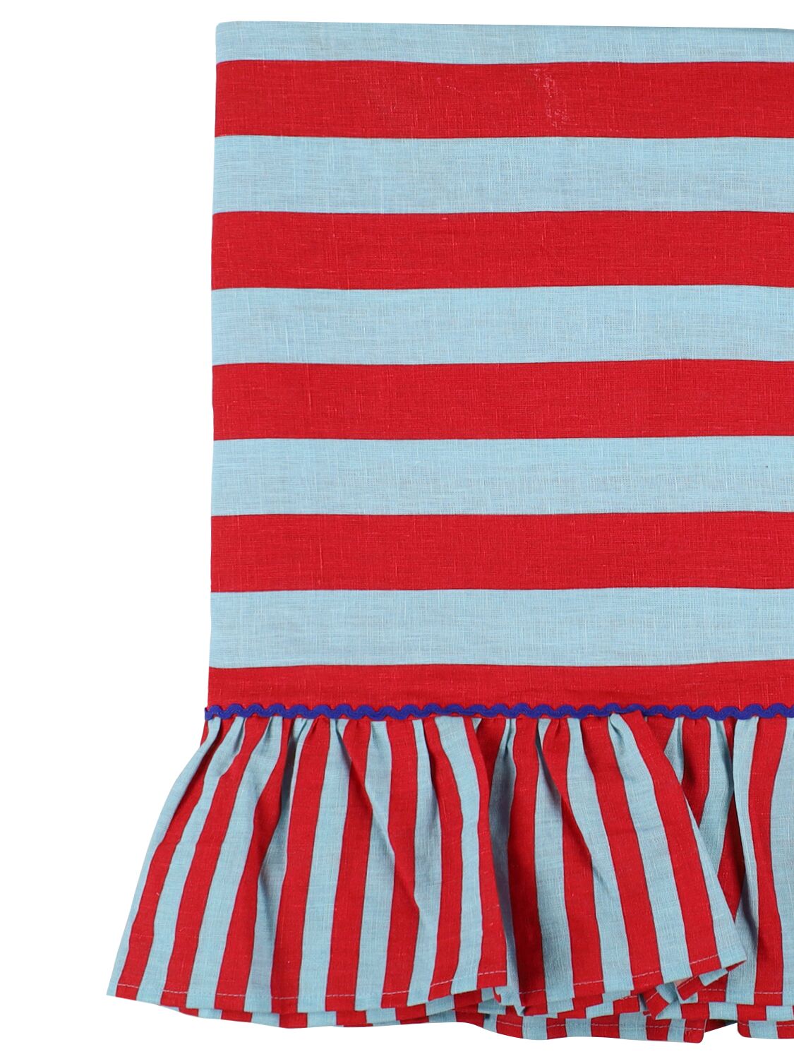 Bitossi Home Gala Striped Tablecloth In Blue/red