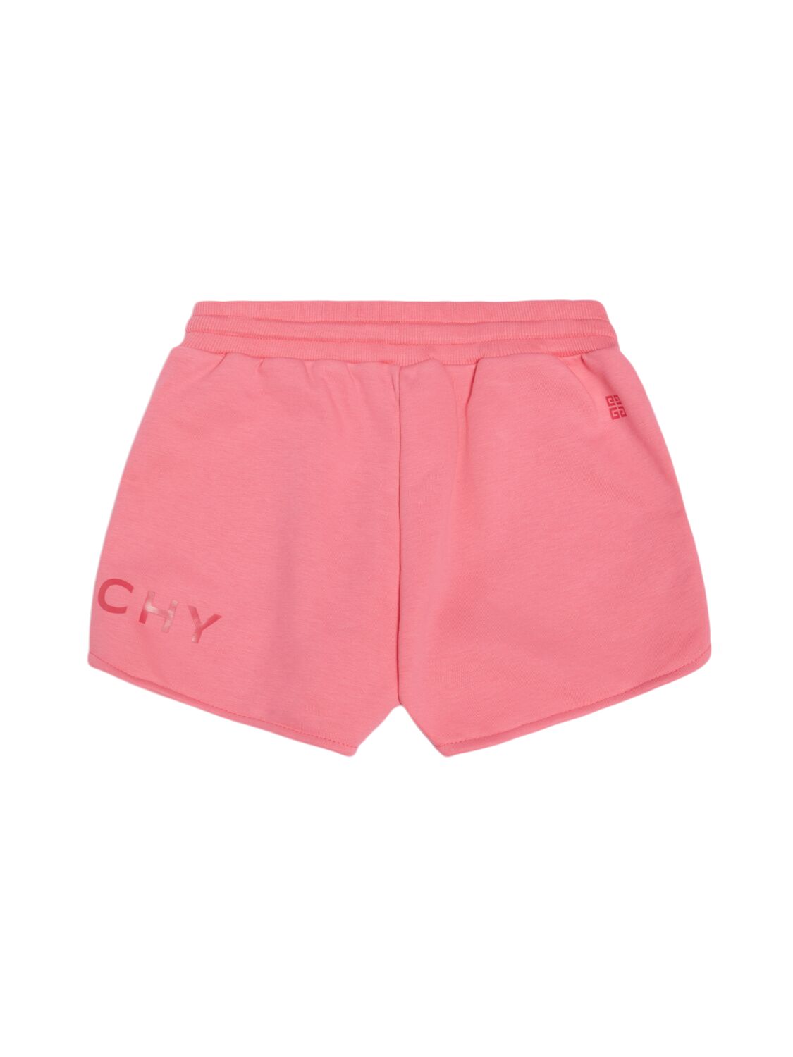 Givenchy Printed Cotton Sweat Shorts In Pink