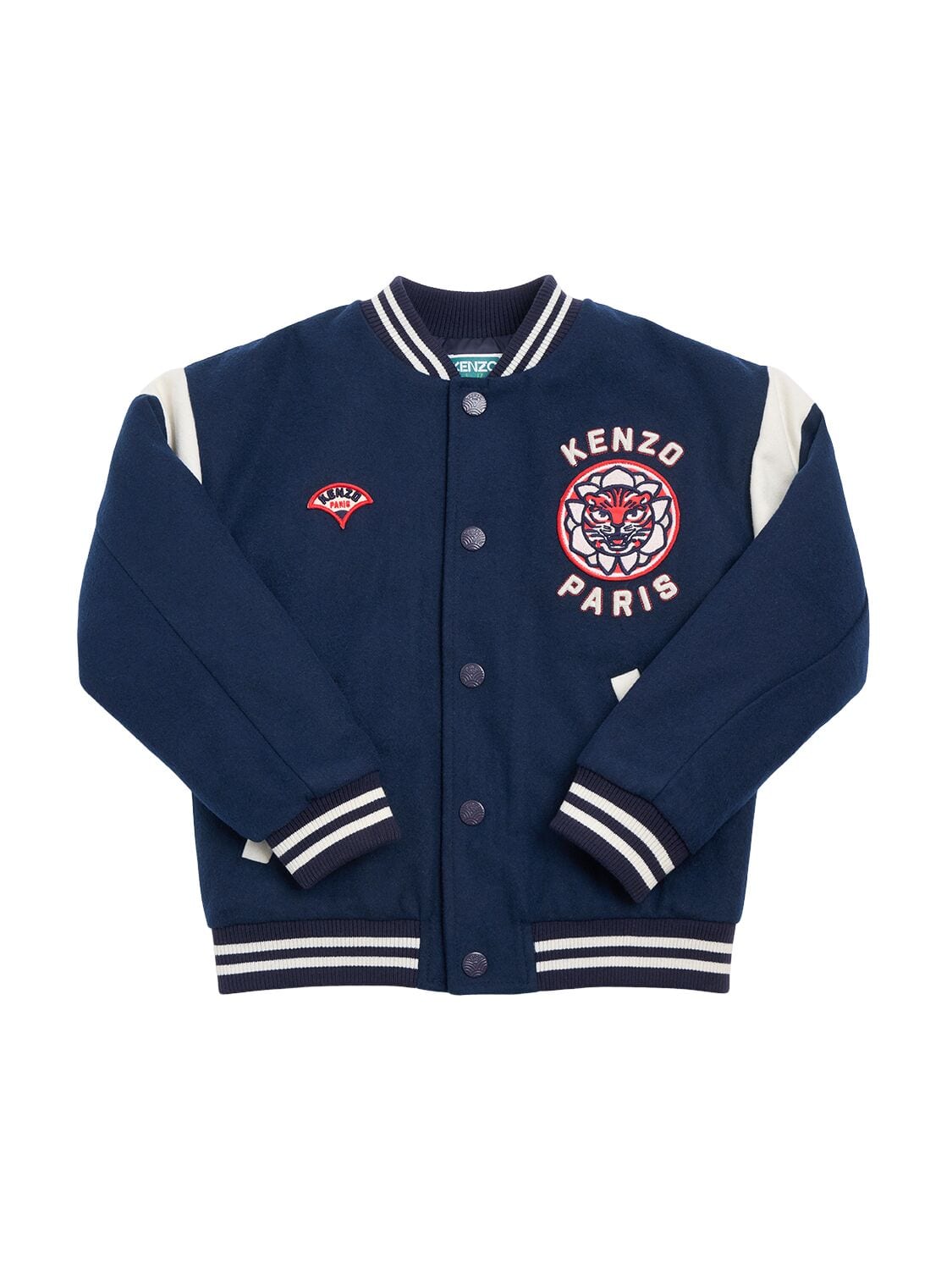 Embroidered Poly Bomber Jacket
