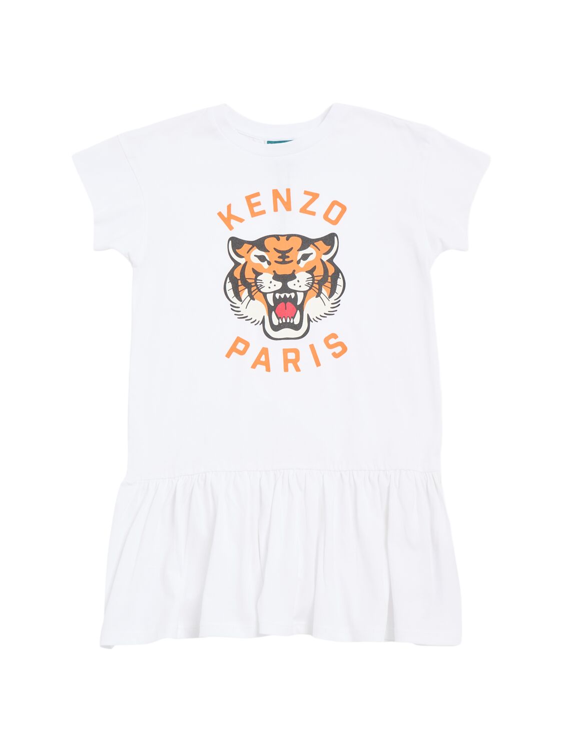 KENZO KIDS Printed Cotton Jersey Dress