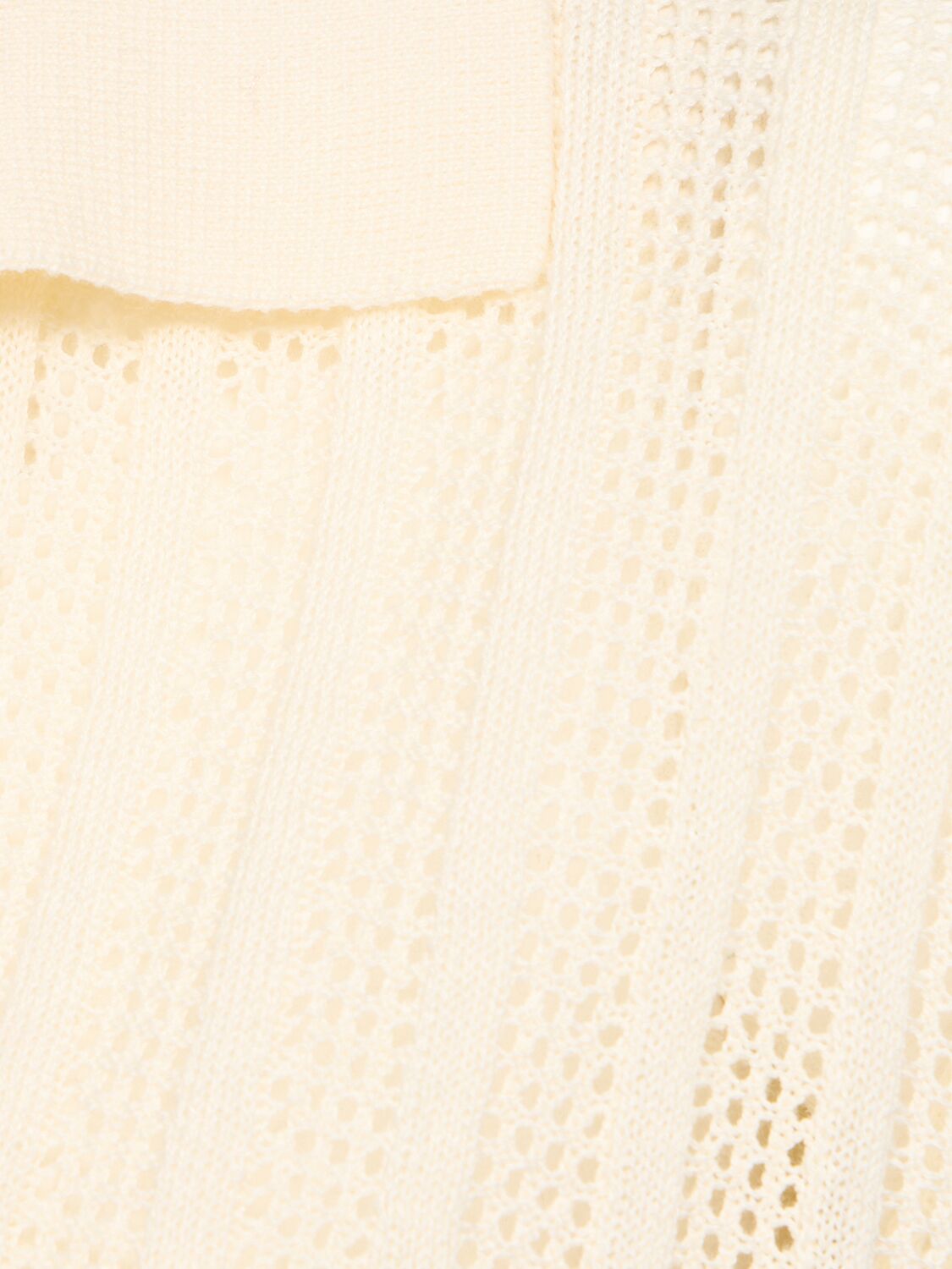 Aspesi Cotton & Linen Blend Polo Top In Ivory