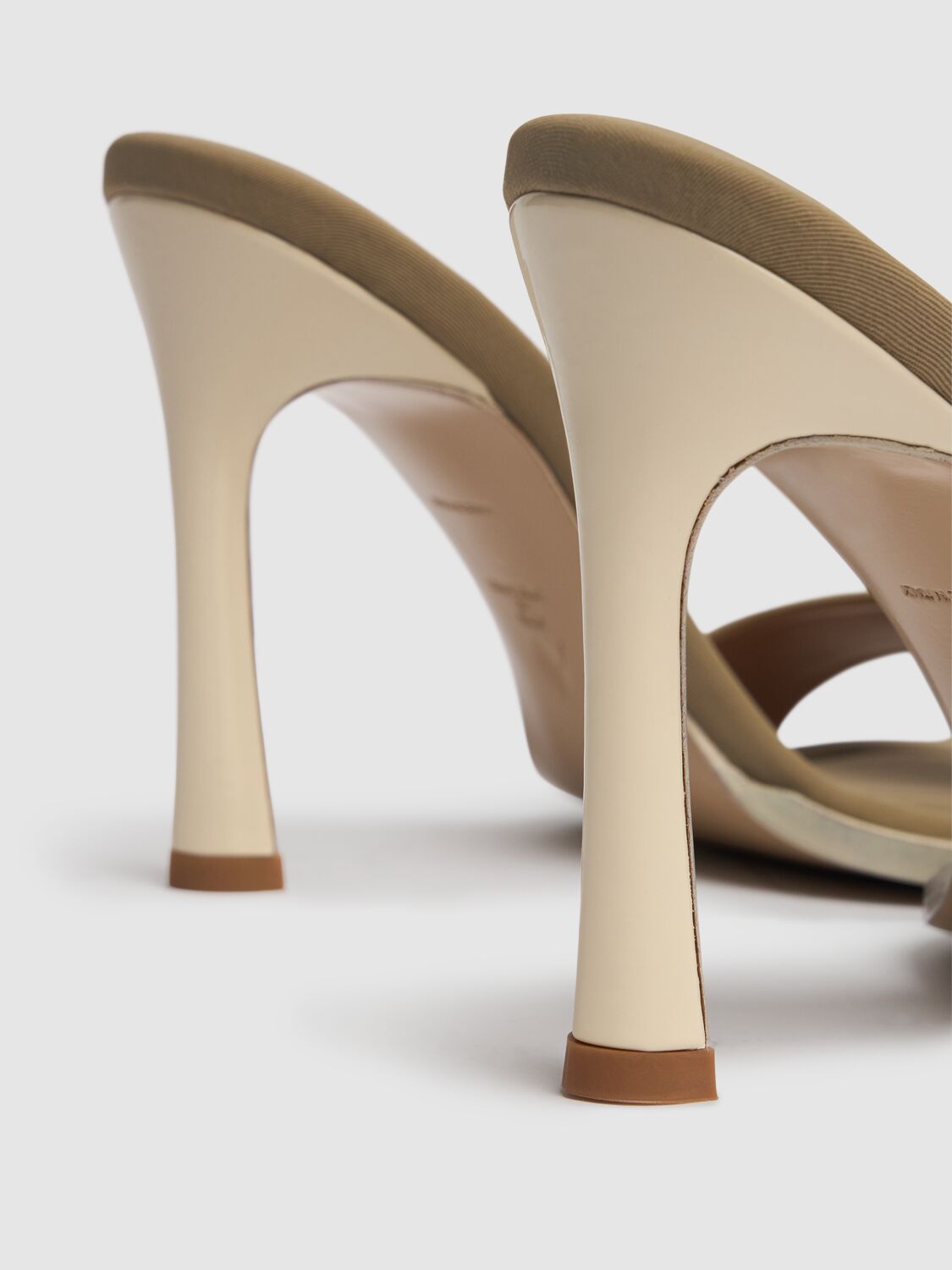 Shop Attico 95mm Mia Mules In White