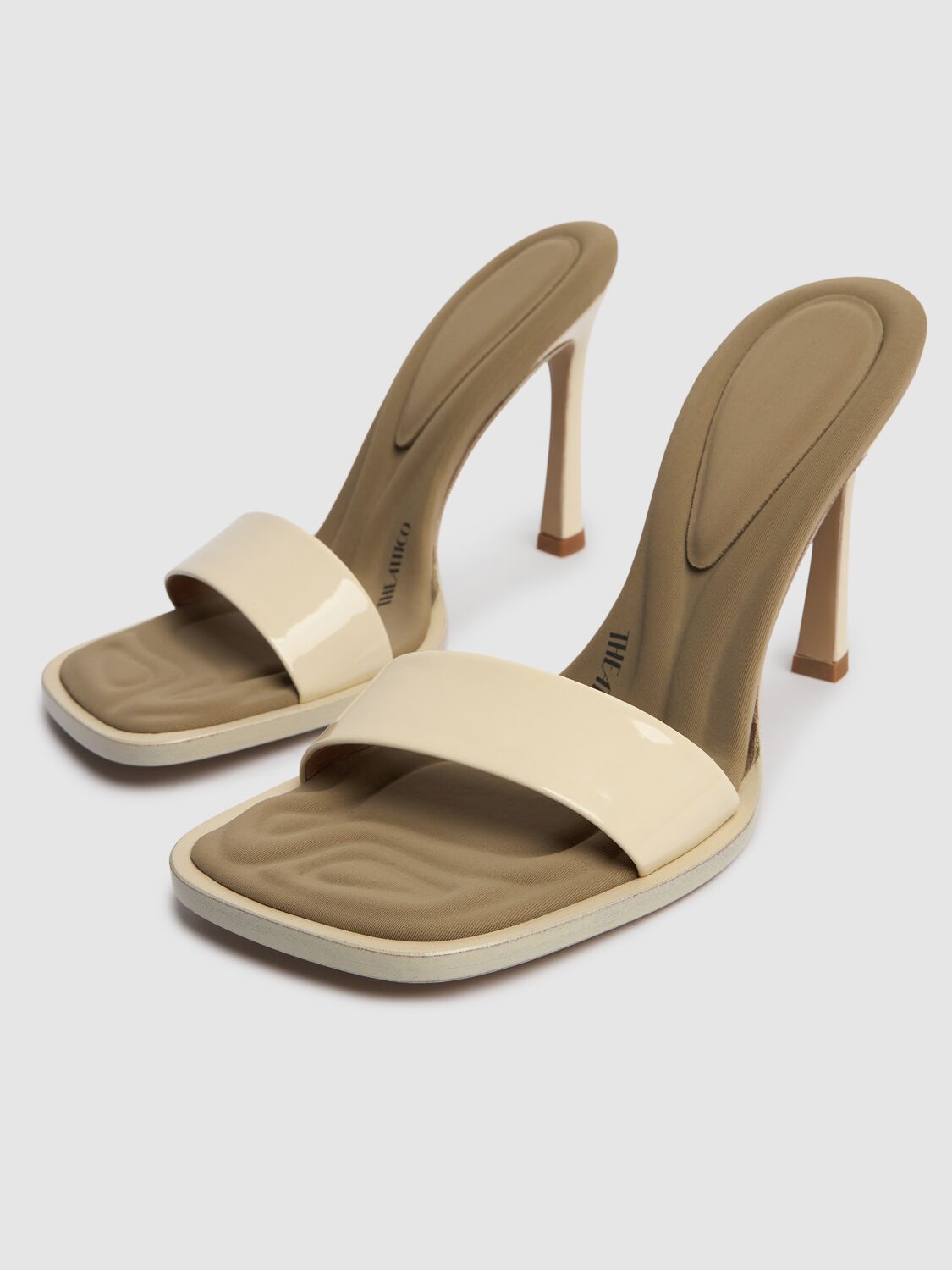 Shop Attico 95mm Mia Mules In White