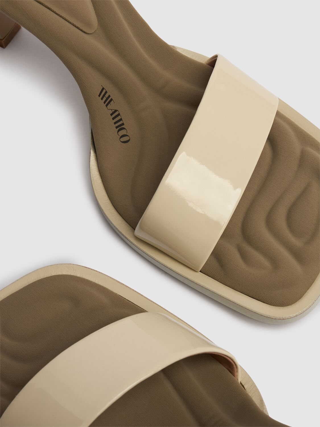 Shop Attico 95mm Mia Mules In White