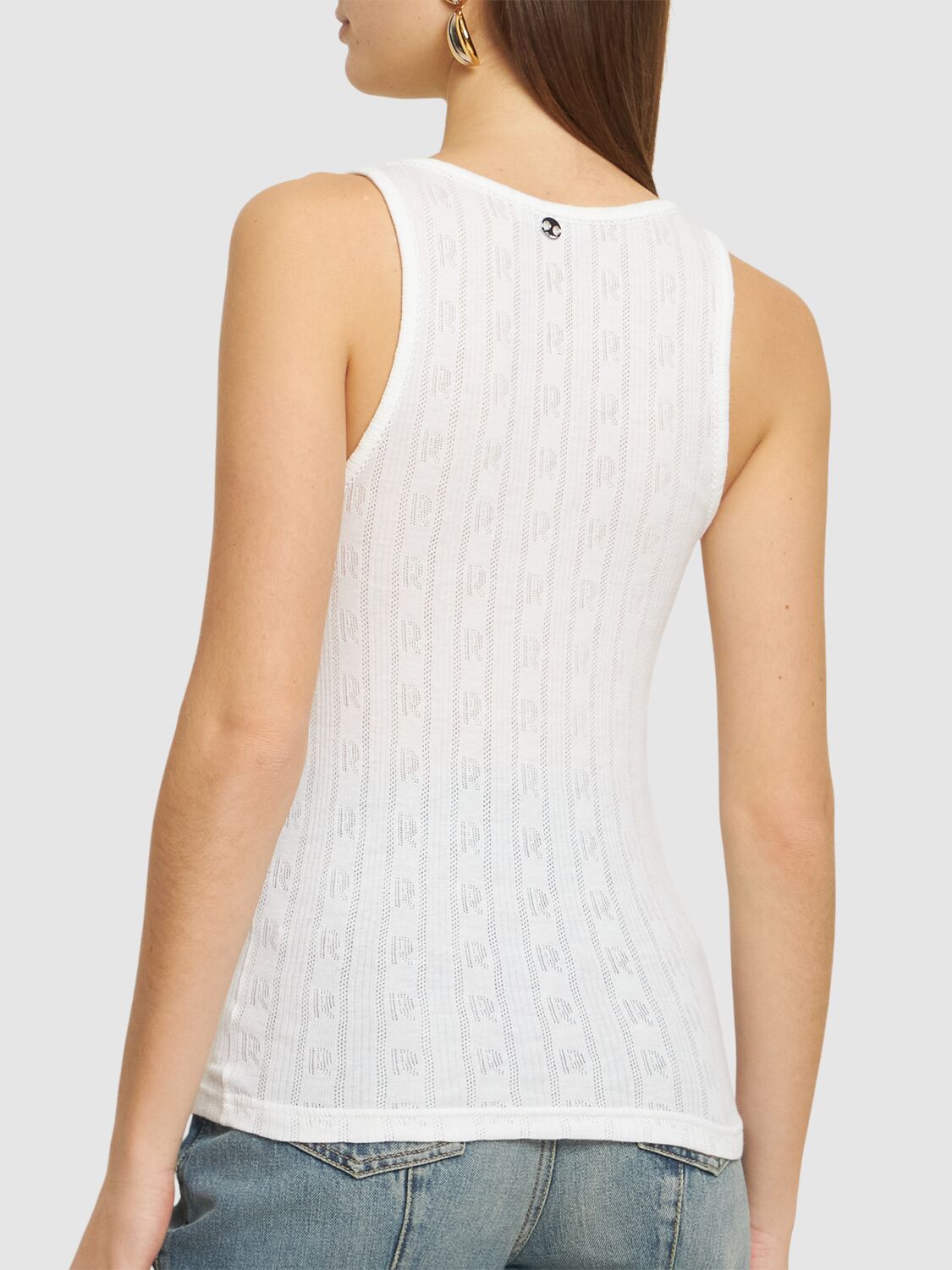 RABANNE POINTELLE TANK TOP 
