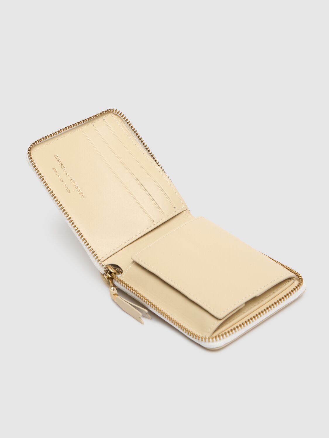 COMME DES GARÇONS LEATHER ZIP WALLET 