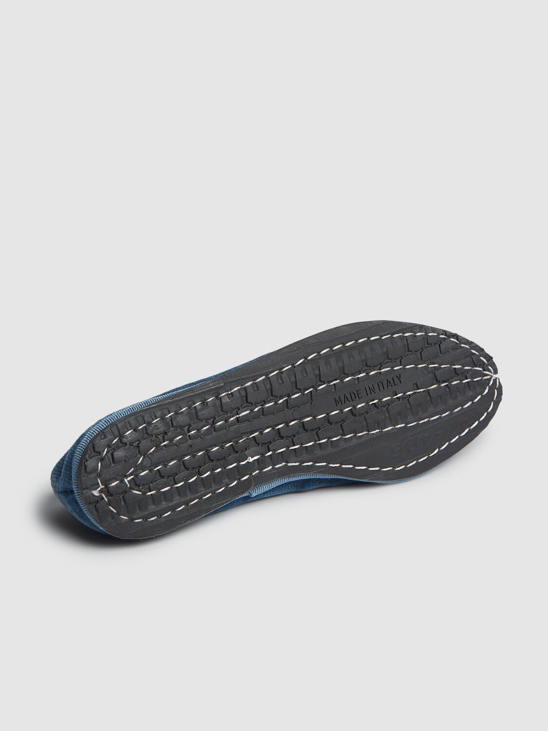 Il Gufo Velvet Loafers In 蓝色