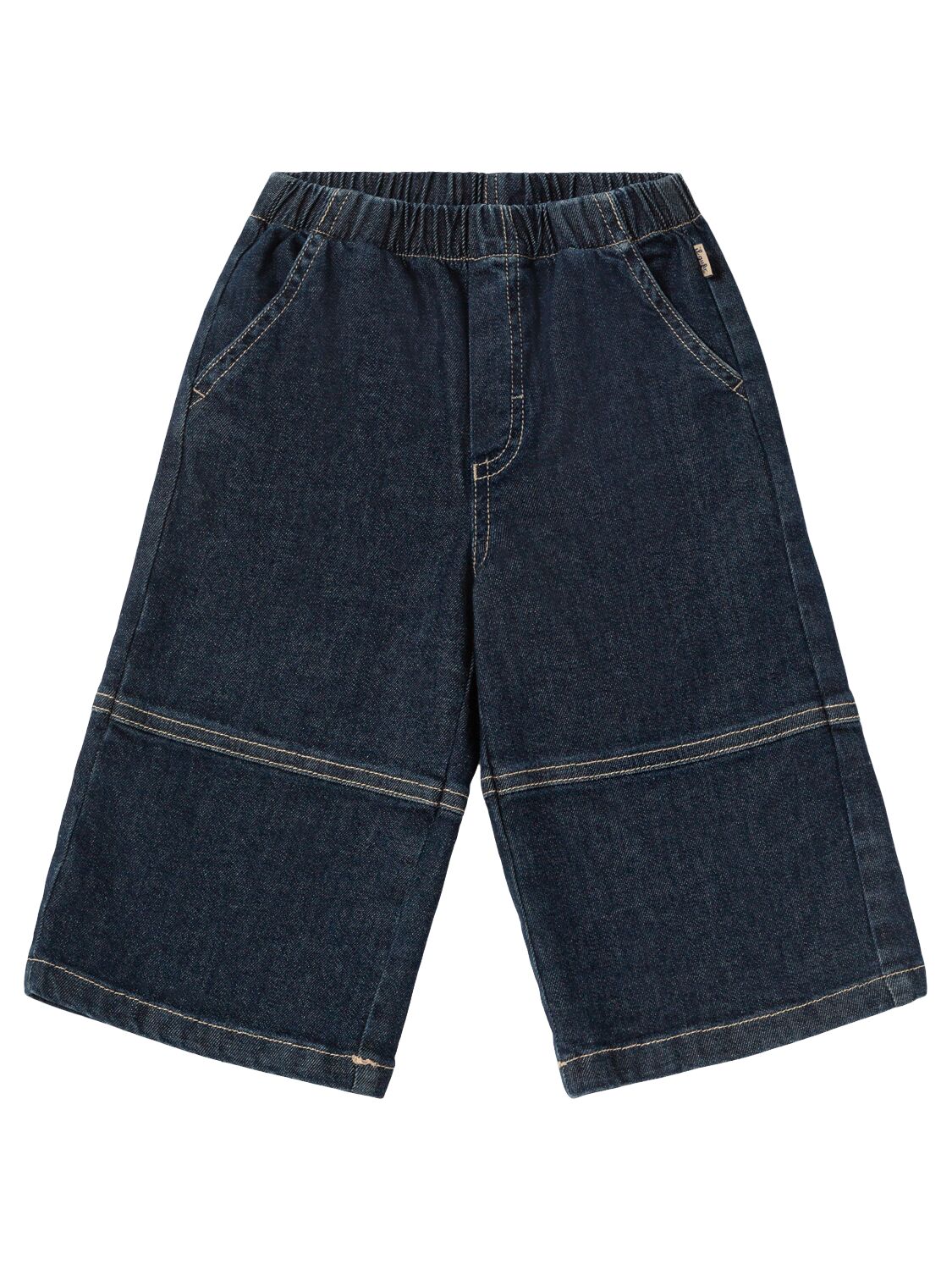 Il Gufo Cotton Denim Pants In Blue
