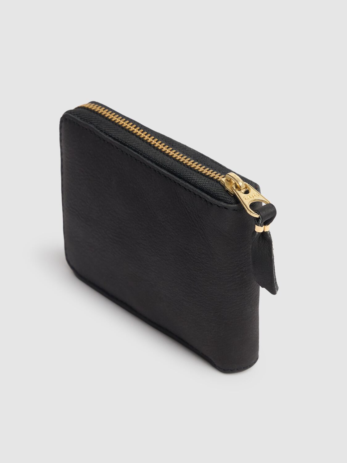 CDG Washed Leather Wallet - Black SA5100WW – COMME des