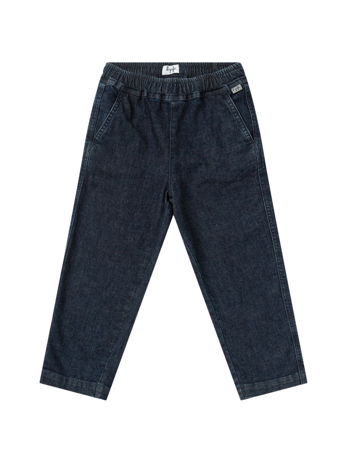 Il Gufo Cotton Denim Pants In Blue