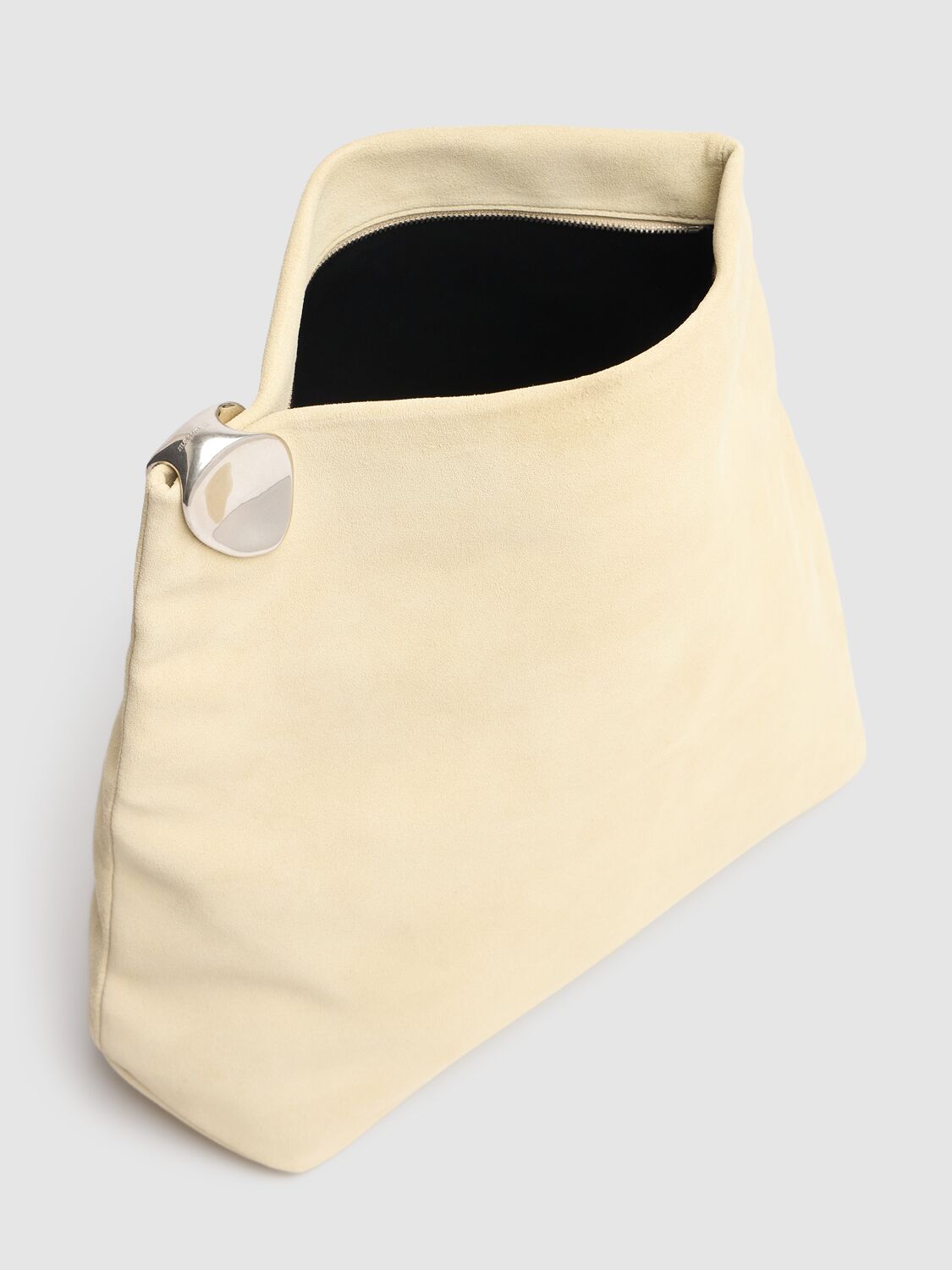 JIL SANDER JEWEL SUEDE CLUTCH 
