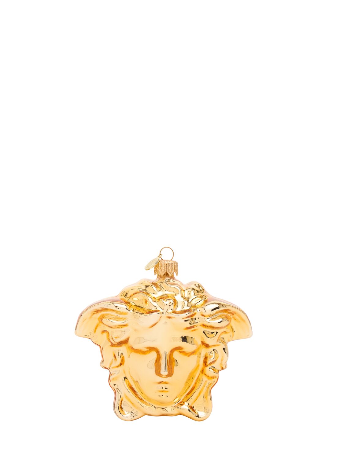 Versace La Medusa Holiday Ornament In Gold