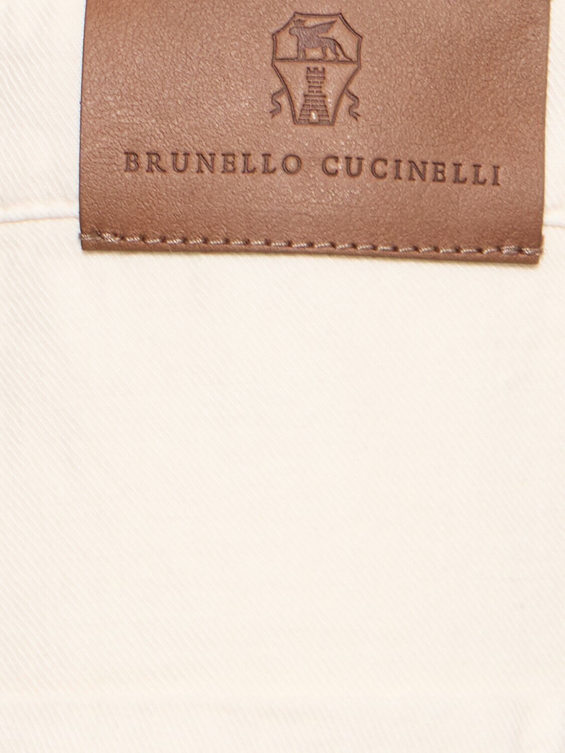 Brunello Cucinelli Dyed Cotton & Linen Midrise Flared Jeans In Ivory