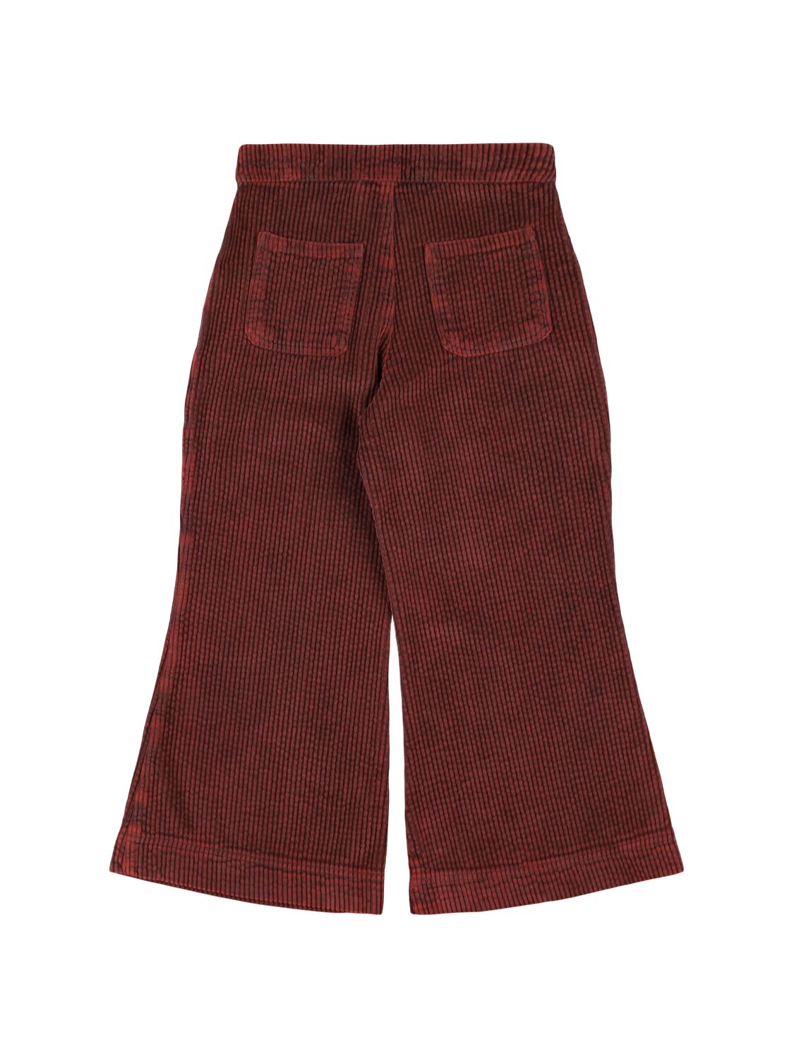 Tangerine Corduroy Wide Leg Pants In Fuchsia