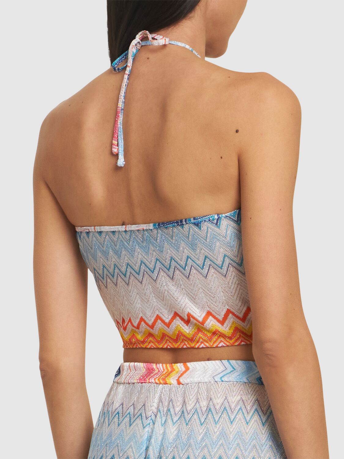 MISSONI CHEVRON HALTER TOP 