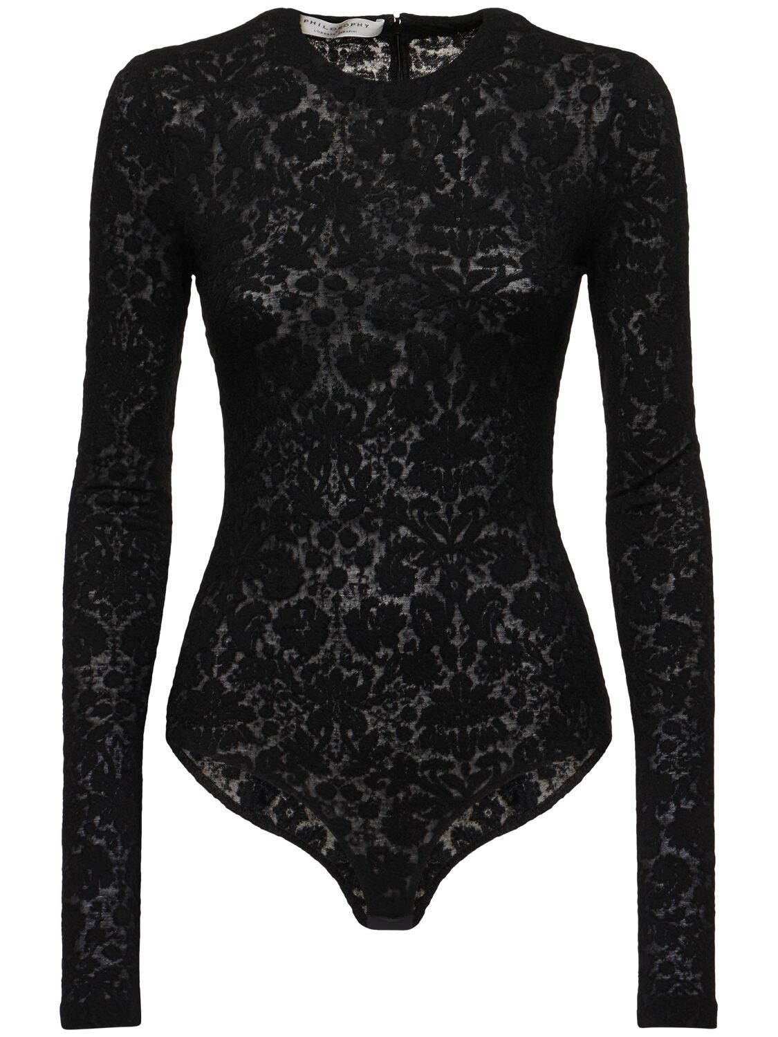 Long Sleeve Lace Bodysuit