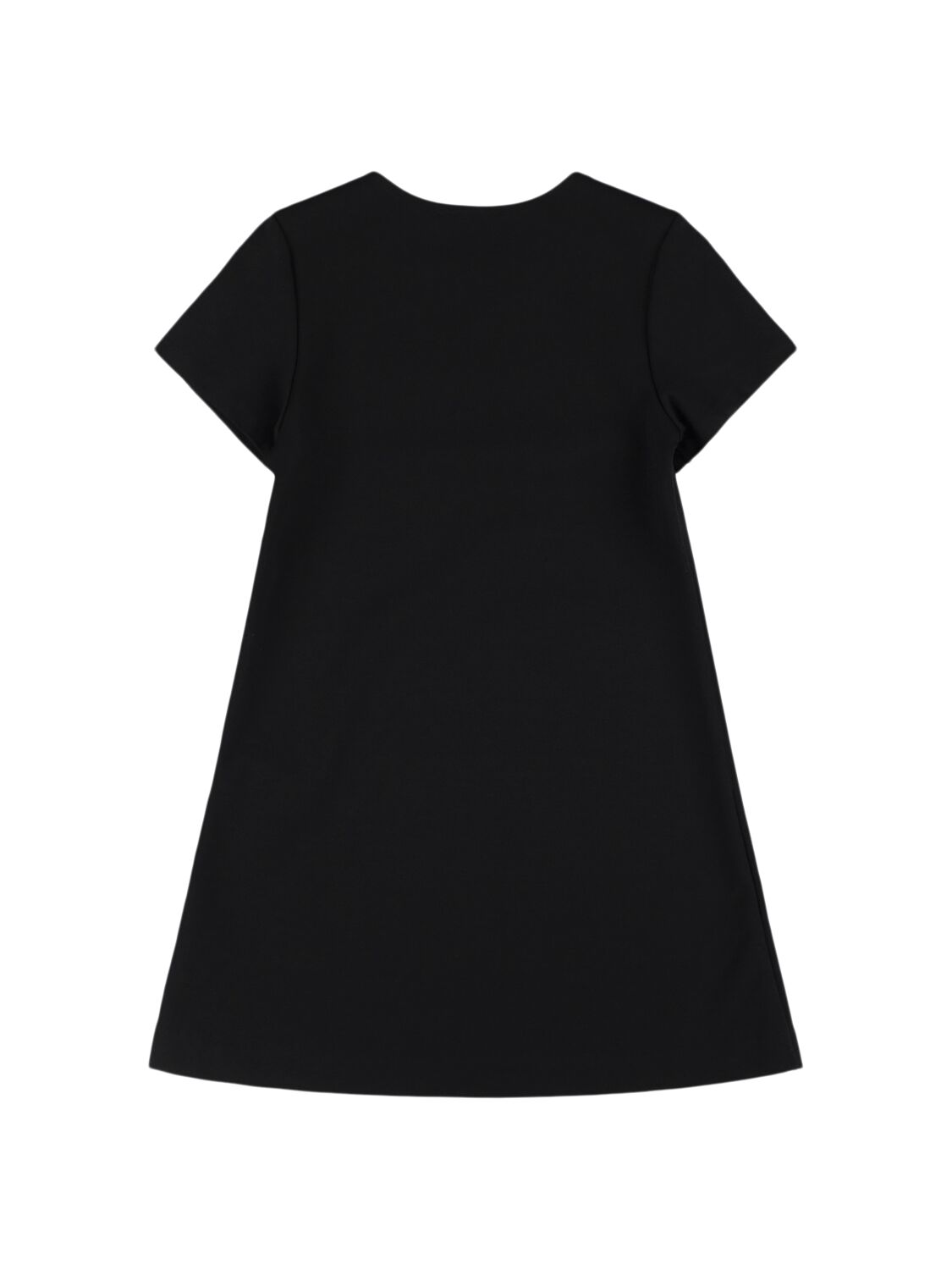 Versace Embellished Viscose Dress In Black