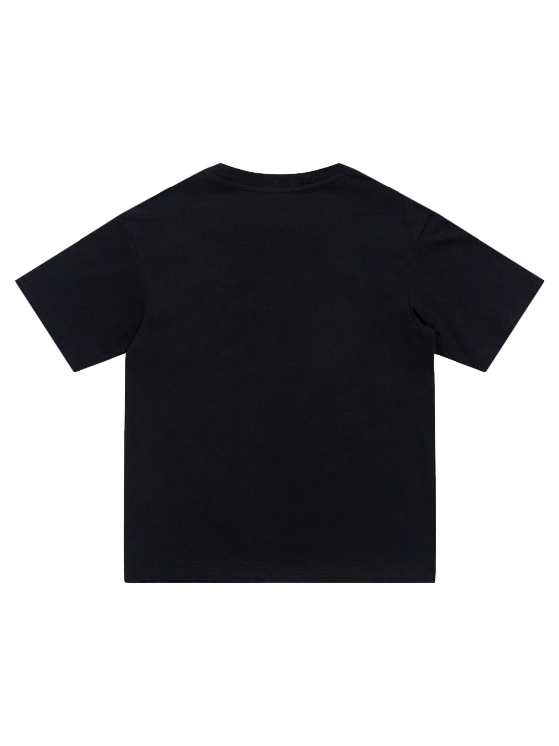 Shop Balmain Printed Cotton Jersey T-shirt In Black